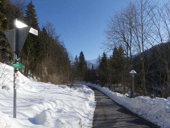 Permanenter Wanderweg Klosterrunde Winter