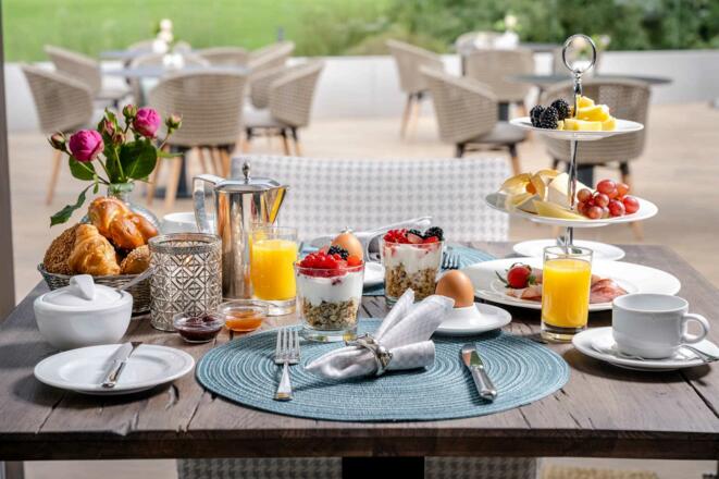 Frühstück Boutique Hotel Relais Chalet Wilhelmy