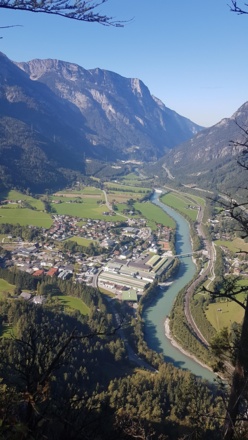 Blick auf Tenneck mit Eisenwerk