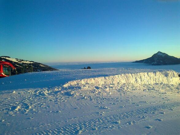 Aussicht von der Bergstation Ofterschwang