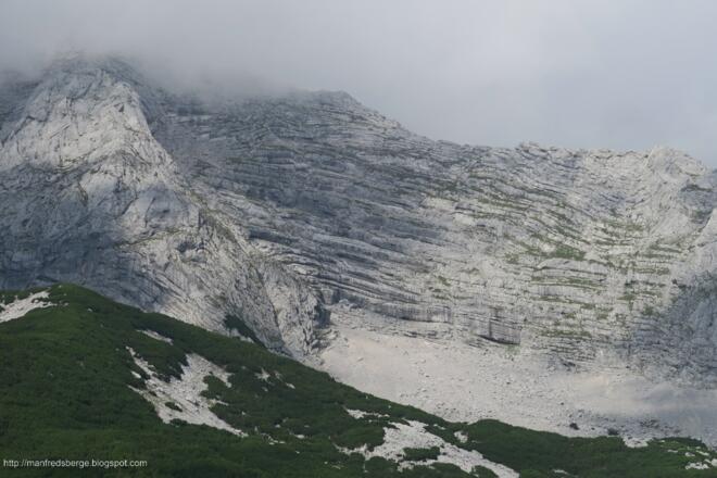 Von hier habe ich schon öfter die Kressenberg-Wand bestaunt und mich jedes mal gefragt, wie kommt man da rauf