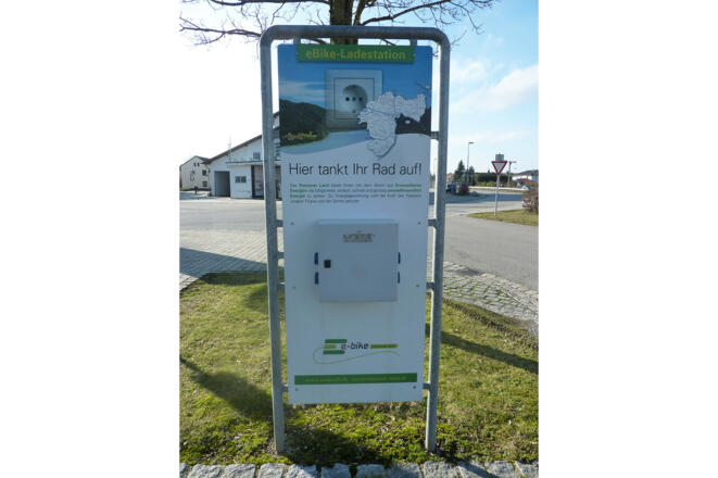 E-Bike Ladestation am Bahnhof Pocking