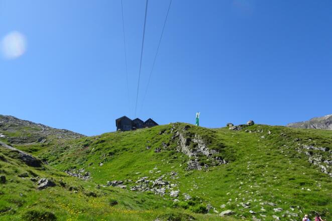 Die Hütte ist in Sicht