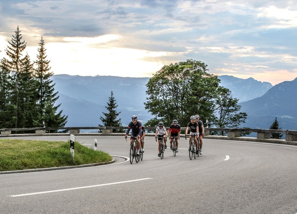 Mit dem Rennrad auf der Rossfeld Panoramastraße