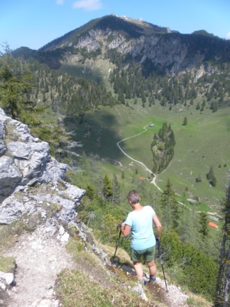 Hochfelln von der Nesselauer Schneid
