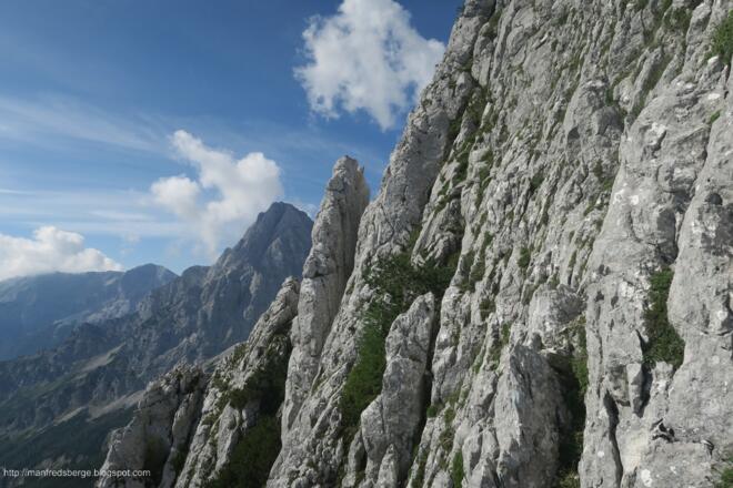 Mal ein Seitenblick zur Spitzmauer