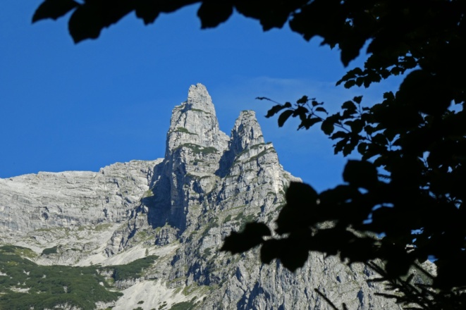 Großer Turm und Turmtal vom Aufstieg zur Hochsteinalm