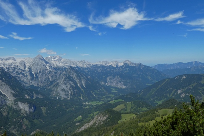 Blick vom Hirscheck in Richtung Kl. Priel und Sengsengebirge