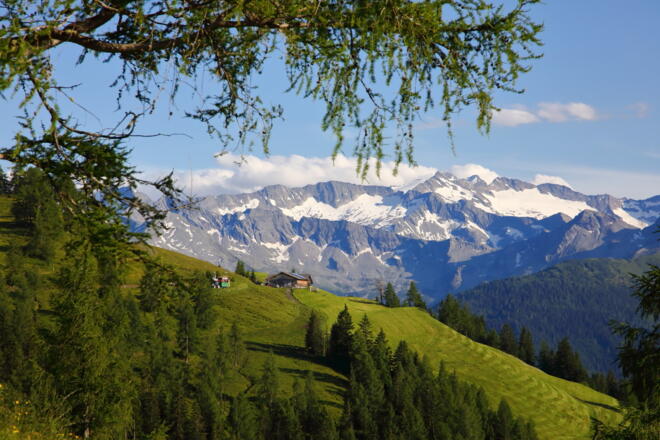 Blick auf die Bichlalm