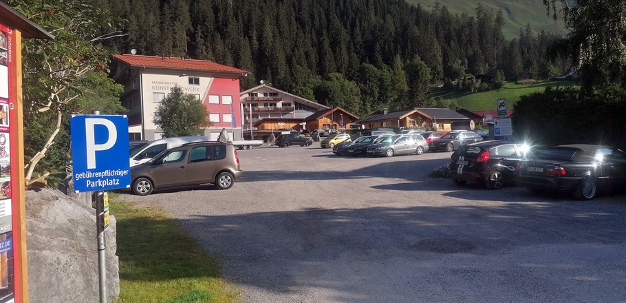 Startpunkt Geierwally-Parkplatz