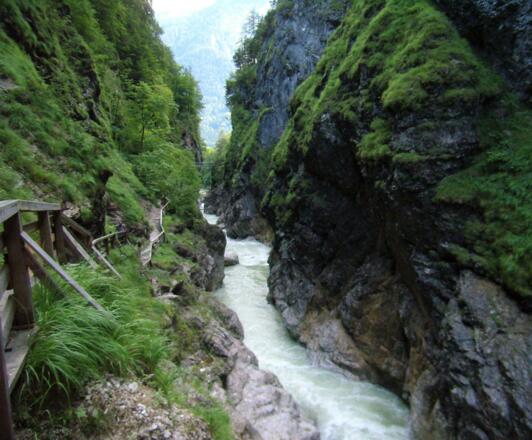 Wandern durch die Lammerklamm