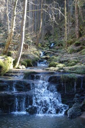 kleine Wasserfälle