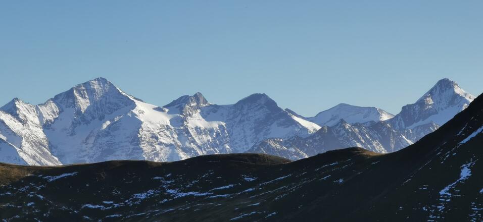 Aussicht auf die Hohen Tauern