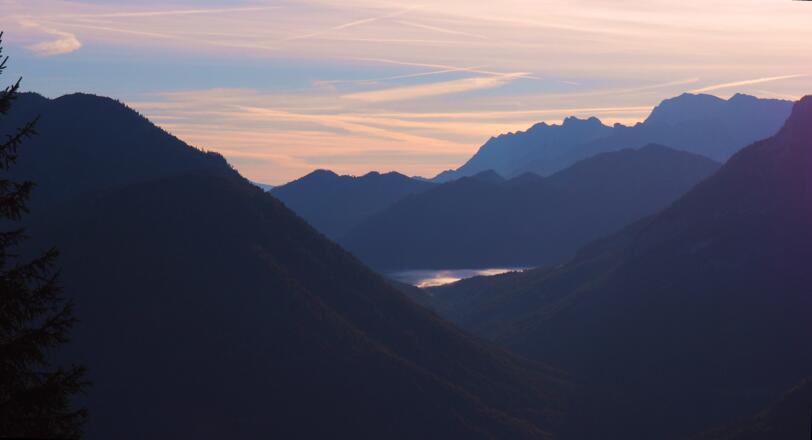 Prielkamm im Hintergrund von ca. 1150m