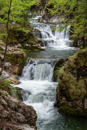 die Kaskaden der Rottach