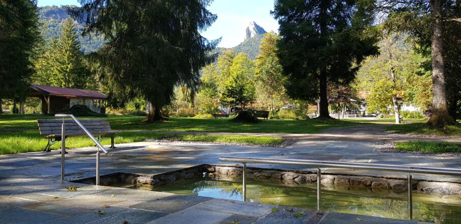Kneipptretbecken Bergsteigerdorf Kreuth