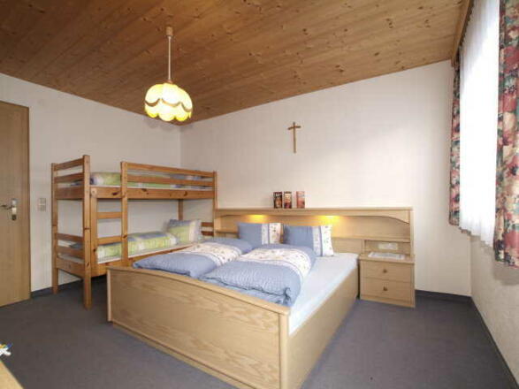 Schlafzimmer der Ferienwohnung