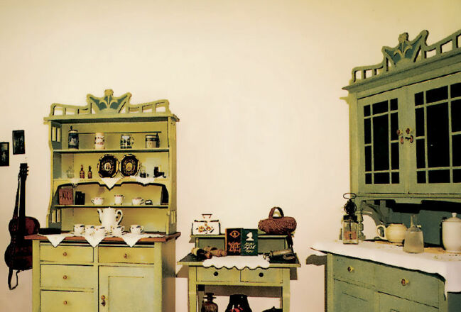 Schrank im Müllner-Peter-Museum.