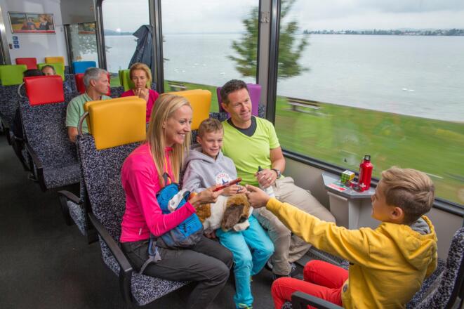 Sollte einem der Schanuf ausgehen, lässt es sich problemlos auf die Seelinie der Regionalbahn Thurbo umsteigen.
