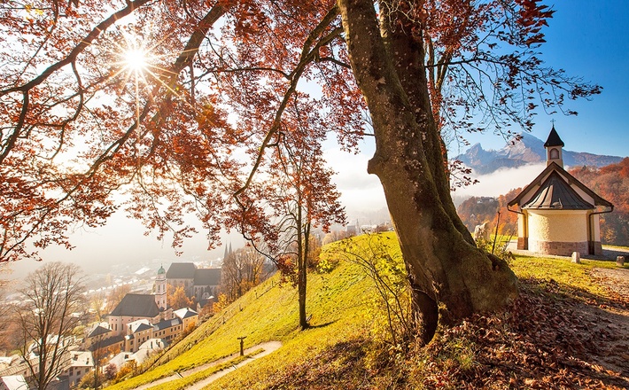 Herbst an der Kirchleitn-Kapelle
