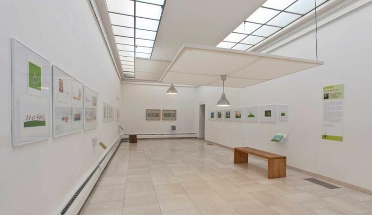 Blick in die Städtische Galerie Rosenheim.