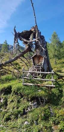 Materl vor der Erlhofalm