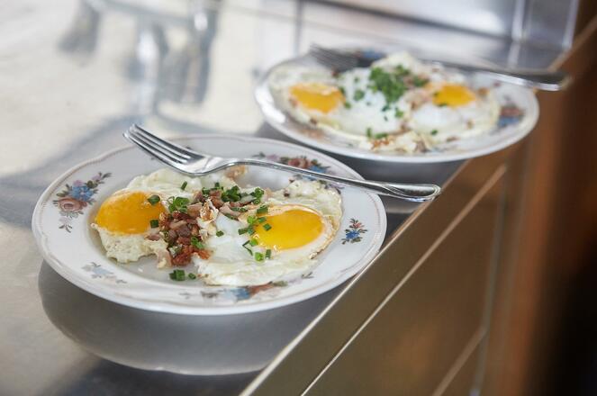 Spiegeleier Frühstück
