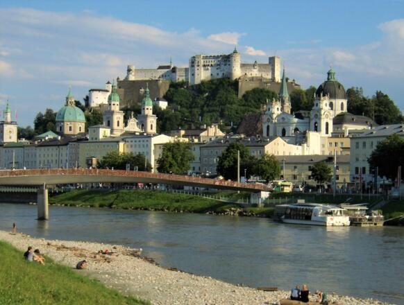 Salzburg mit Blick zur Festung