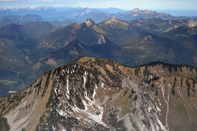 Der Anstieg zum Plankensteinsattel und weiter zum Risserkogel