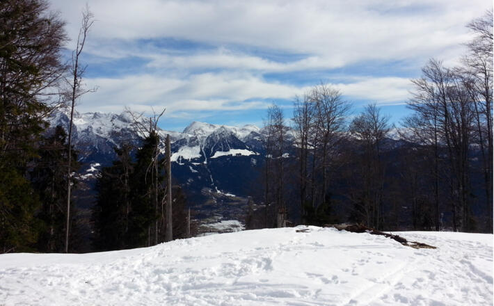 Blick vom Götschenkopf in Richtung Jenner