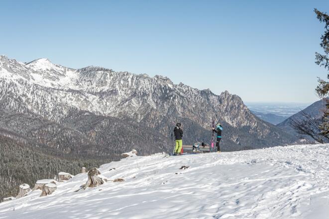 Blick vom Götschenkopf zur Schlafenden Hexe