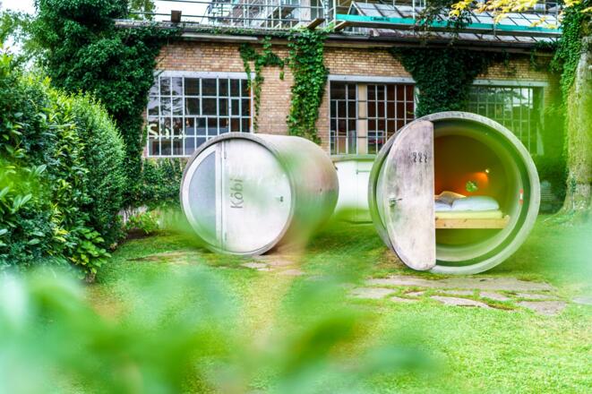 Eine besondere Übernachtungsmöglichkeit gibt&#039;s in Arbon: die Traumröhren.