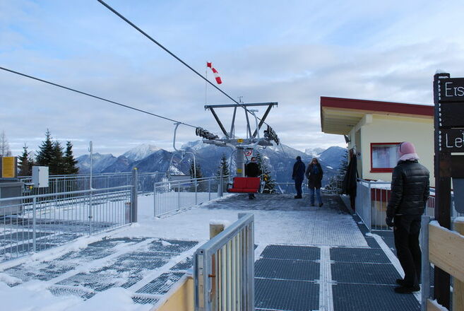 Bergstation der Hochplattenbahn