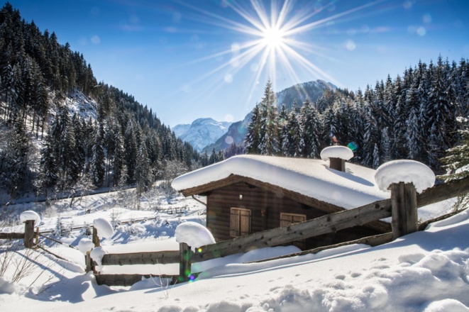 Beginn vom Winterwanderweg