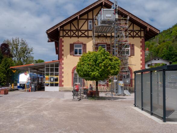 Unser Start: der Tegernseert Bahnhof