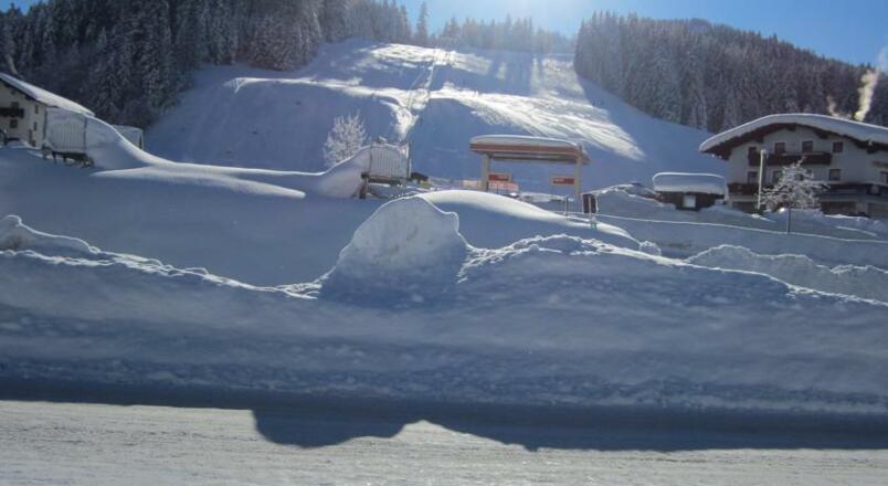 Blick zur Skipiste