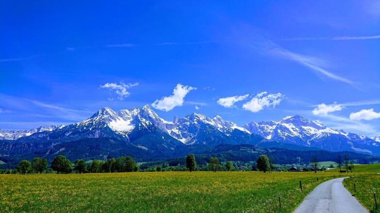 Radweg nach Saalbach