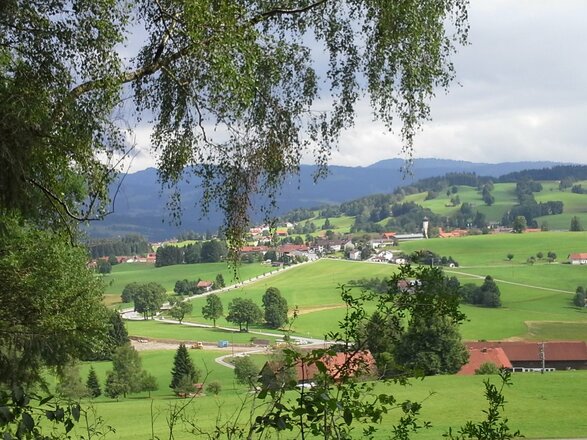 Sicht auf Oberreute