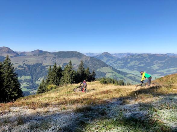 Oberer Teil des Fleckalm Trails