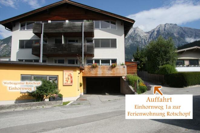 Anfahrt zur Ferienwohnung Rotschopf in Mils