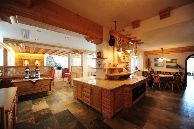 Burghotel Buffet/Speisesaal