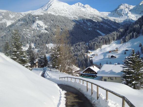 Winterlandschaft in der Nachbarschaft