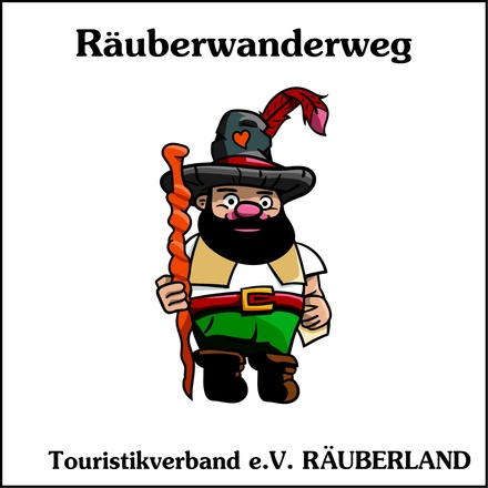 Markierungszeichen Familientour "Räuberwanderweg"