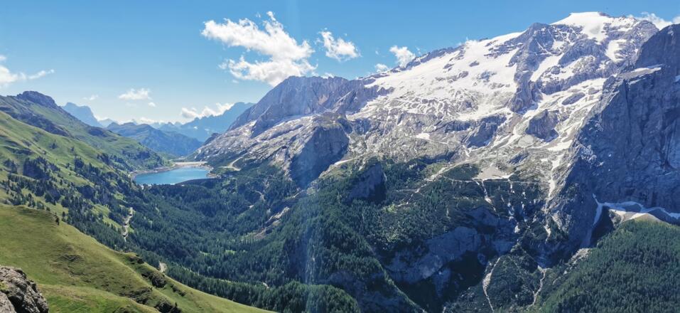 Etappe 4: Fedaia Stausee, Marmolada