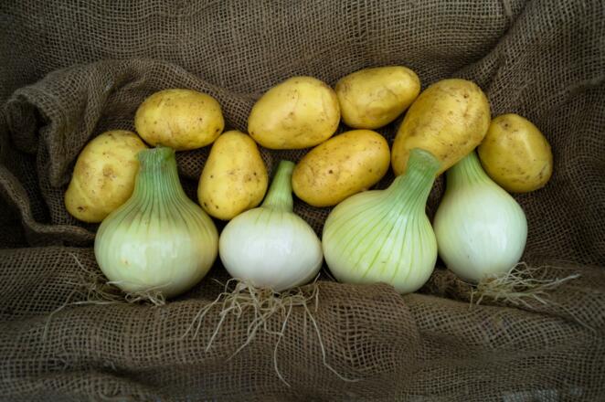 Hofladen Knapp Kartoffeln Zwiebeln