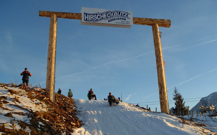 Starttor der Rodelbahn