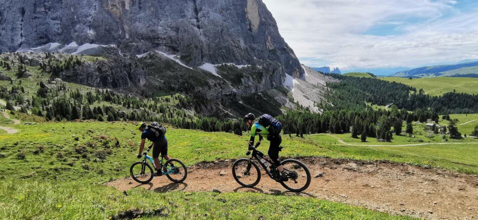 Etappe 3: Abfahrt vom Ciampinoi zur Seiseralm