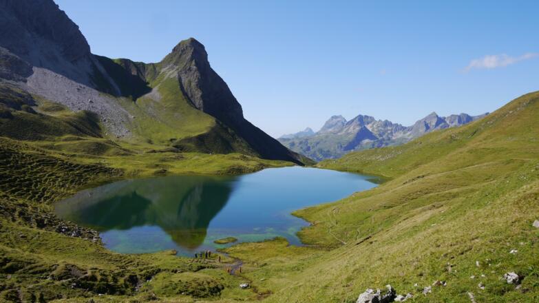 Der Rappensee vor dem Kleinen Rappenkopf (2276 m)