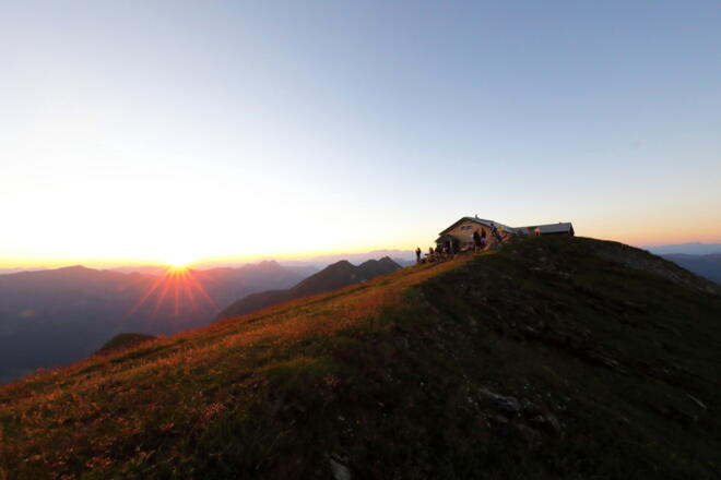 Sonnenuntergang am Gamskarkogel