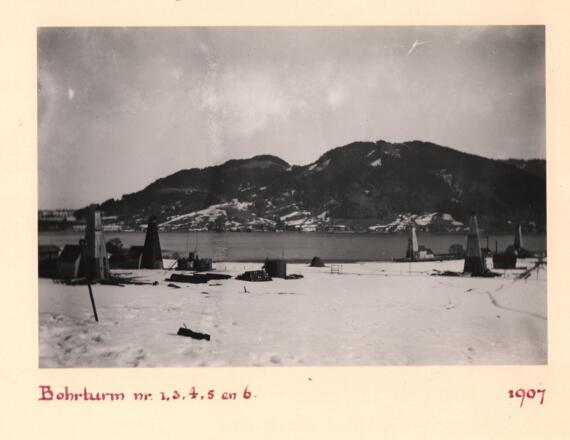 Bohrtürme 1,3,4,5,6 aus dem Jahr 1907